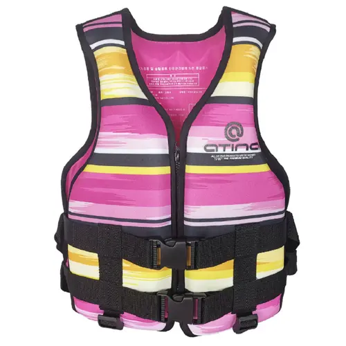 2025 venta al por mayor de natación para niños, chaleco salvavidas portátil de alta flotabilidad, accesorios, chaqueta de seguridad para agua, chaleco salvavidas para Kayak