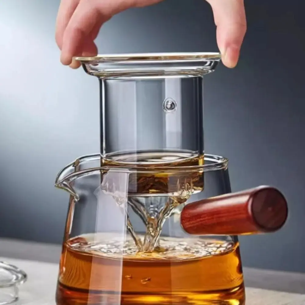 

Heat-resistant Glass Teapot Thickened Glass High Borosilicate Glass Borosilicate Glass Teapot Filterable Loose Leaf Tea Strainer