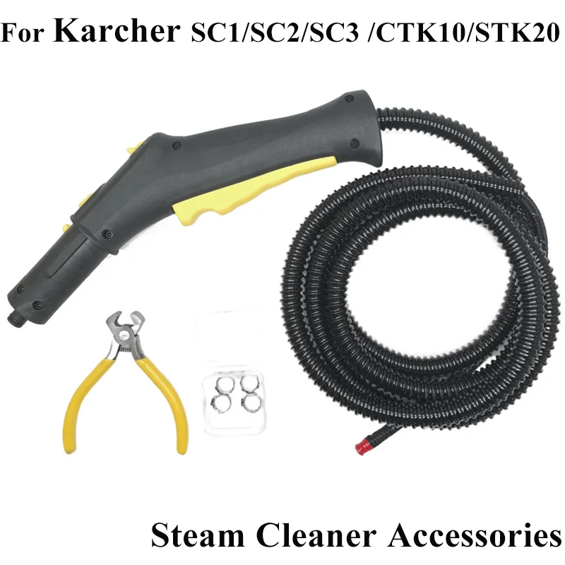Accesorios del Kit de manija de manguera de Limpiador de vapor, para Karcher SC3/SC2/SC1/CTK10/STK20 accesorios de Limpiador de vapor de manguera de presión de vapor