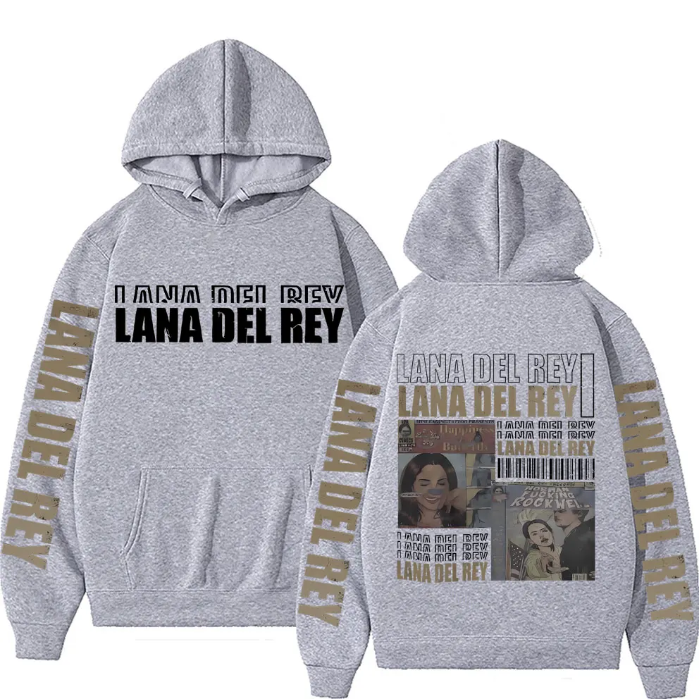 Limited Lana Del Rey Ldr Zeilen Grafische Hoodie Mannelijke Zwarte Oversized Hoodies Y2k Mannen Vrouwen Hip Hop Fashion Casual Sweatshirts