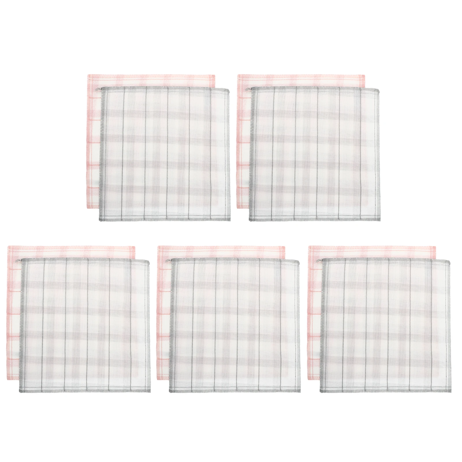 

10Pcs Absorbent Kitchen Cleaning Cloths Set Nongreasy Oilresistant Fastdrying Dish Towels Reusable Washcloths for Counters