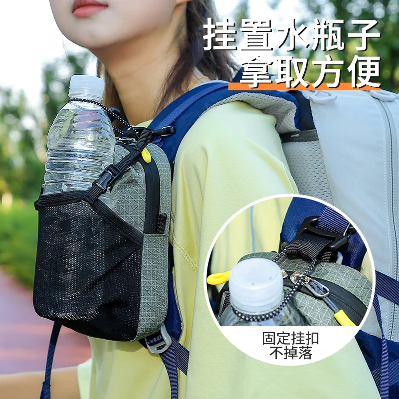 Tas penyimpanan luar ruangan, tas hiking, tas gantung bahu, ekstensi tahan air, eksternal ponsel hiking, ekstensi taktis