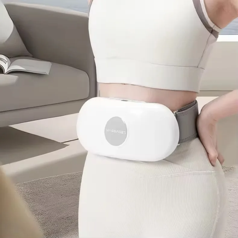 

Электрический массажер для встряхивания живота, портативный беспроводной пояс для массажа живота с вибрацией, несколько режимов, сжигатель жира с подогревом