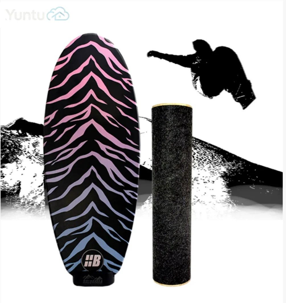 Wooden Balance Board Surf Ski Advanced Skill Trainer Professional Core Training Board for SUP Paddle Board Sports Practice