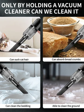 Portable Small Vacuum Cleaner For Multi Purpose Vehicles Small Household Pump Handheld Car Vacuum Cleaner