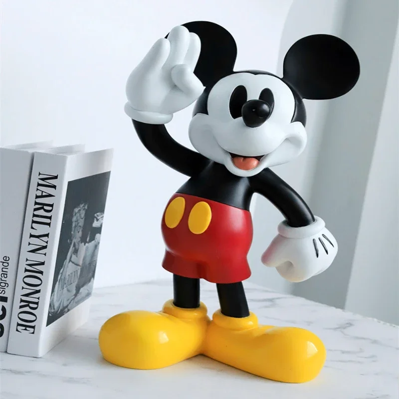 43cm Classic Salute Posture Mickey Mouse Resin Statue Action Figure Collection model Home decorations Ornaments toy kids gift