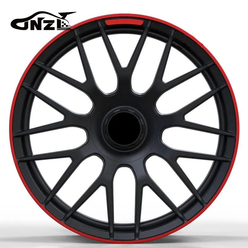 Zhenlun 19 Inch 9 Spokes 1-piece Forged Wheel Sport Car Rims For Mercedes Benz E350 AMG C-Lass