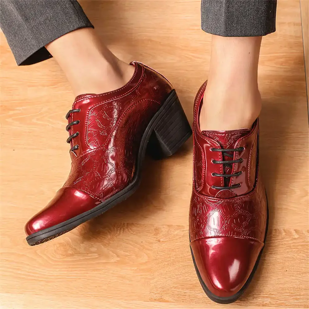 Business High-heel Dress Boots Pink Dress Shoes For Men Skate Shoes Sneakers Sports Tenes Mascolino Zapato Out Cosplay