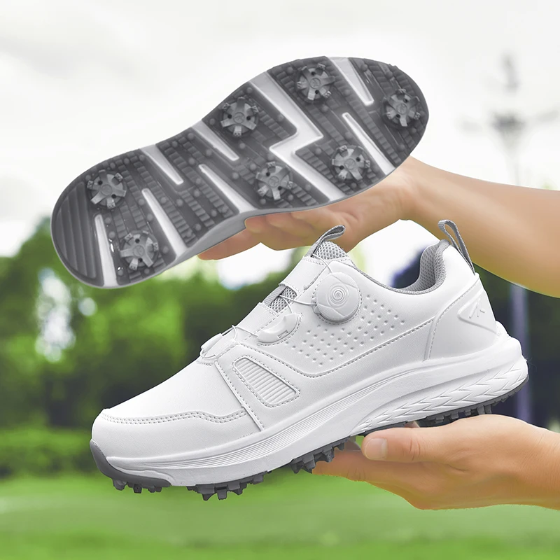 Mannen Beroep Golf Sportschoenen Snelveter Vrouwen Atletische Golf Sneakers Stijlvolle Merk Unisex Golfer Sport Training Schoenen