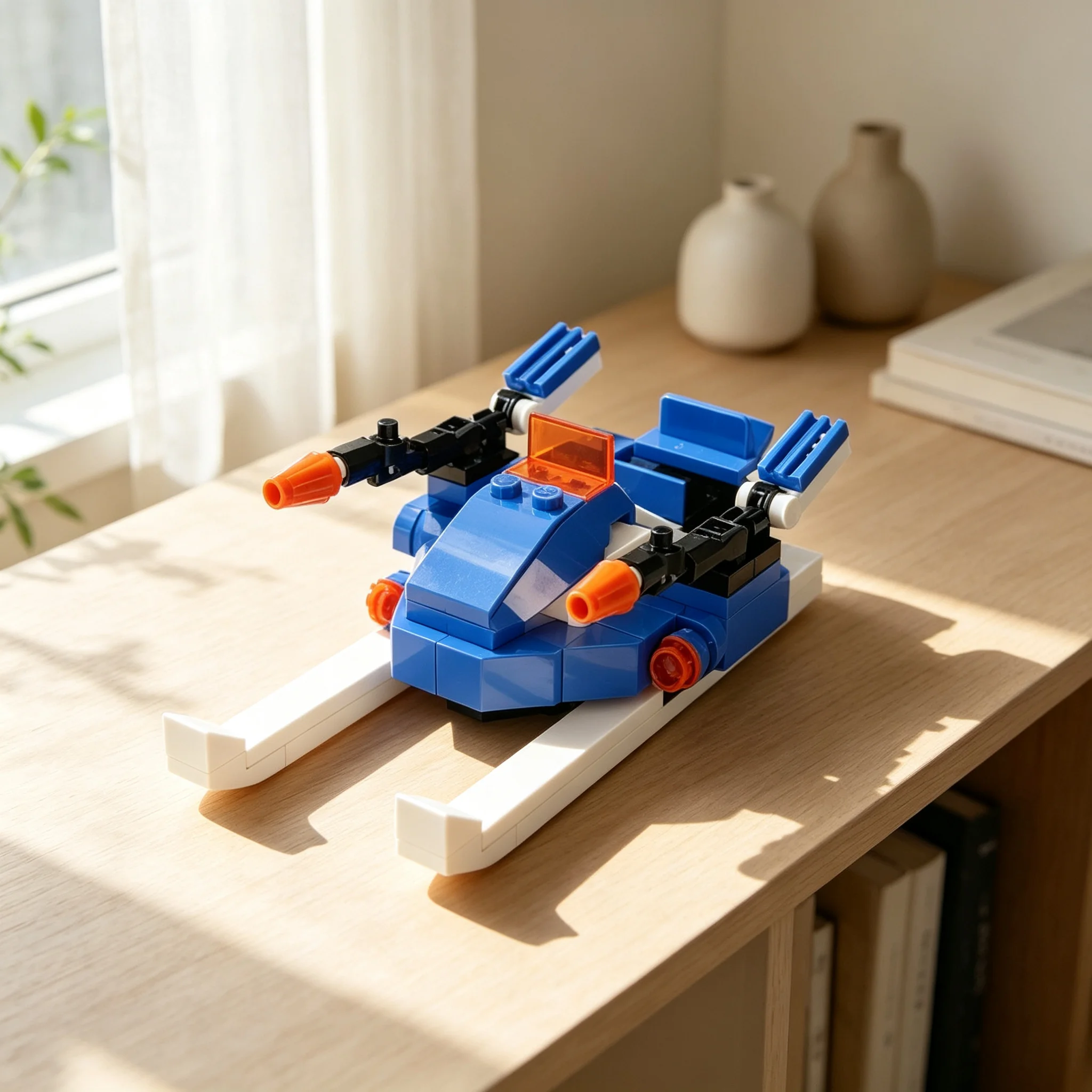 106pcs MOC Speeder Ice Planet Remake Space Ice Planet Model Building Blocks Christmas Gift Toy Architecture Collection Assemble