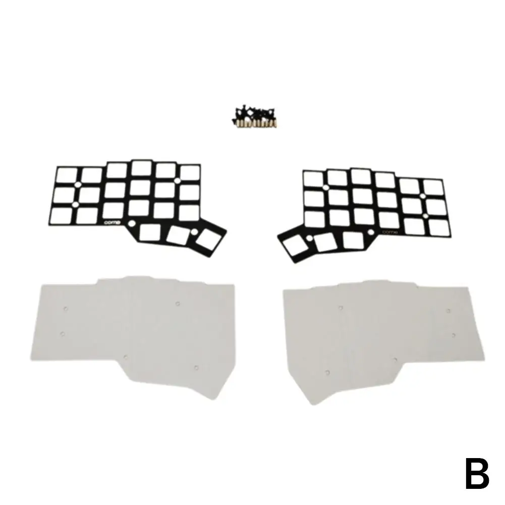 Dividir Caso Teclado para Corne, Sandwich 3D Shell, Três Camadas, Impresso Shell Peças, Acessórios, V3.0.1, A5C1