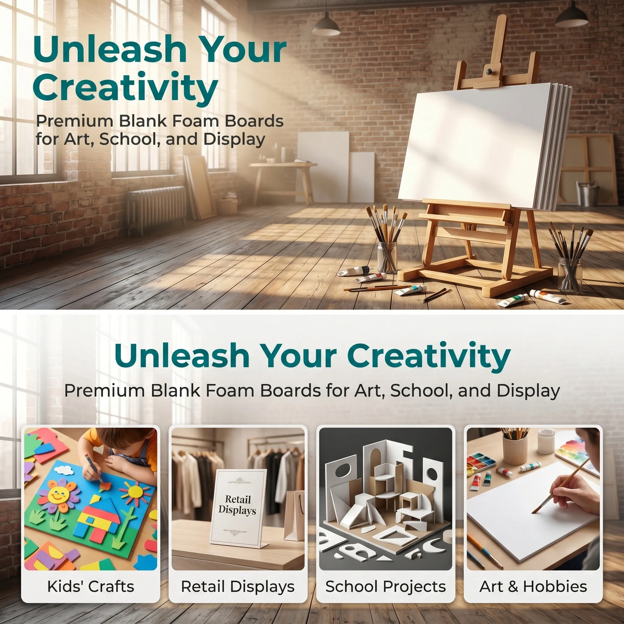 10 個の丈夫で柔軟なフォームボード幼稚園の工芸品 DIY  - Art Craft For Kindergarten のレビューと価格