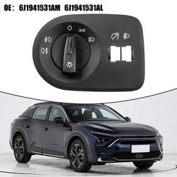 1pc Headlight Switch With Fog Light For Seat For Ibiza 2009-2015 6J1941531AL Automotive Components Automotive Headlights