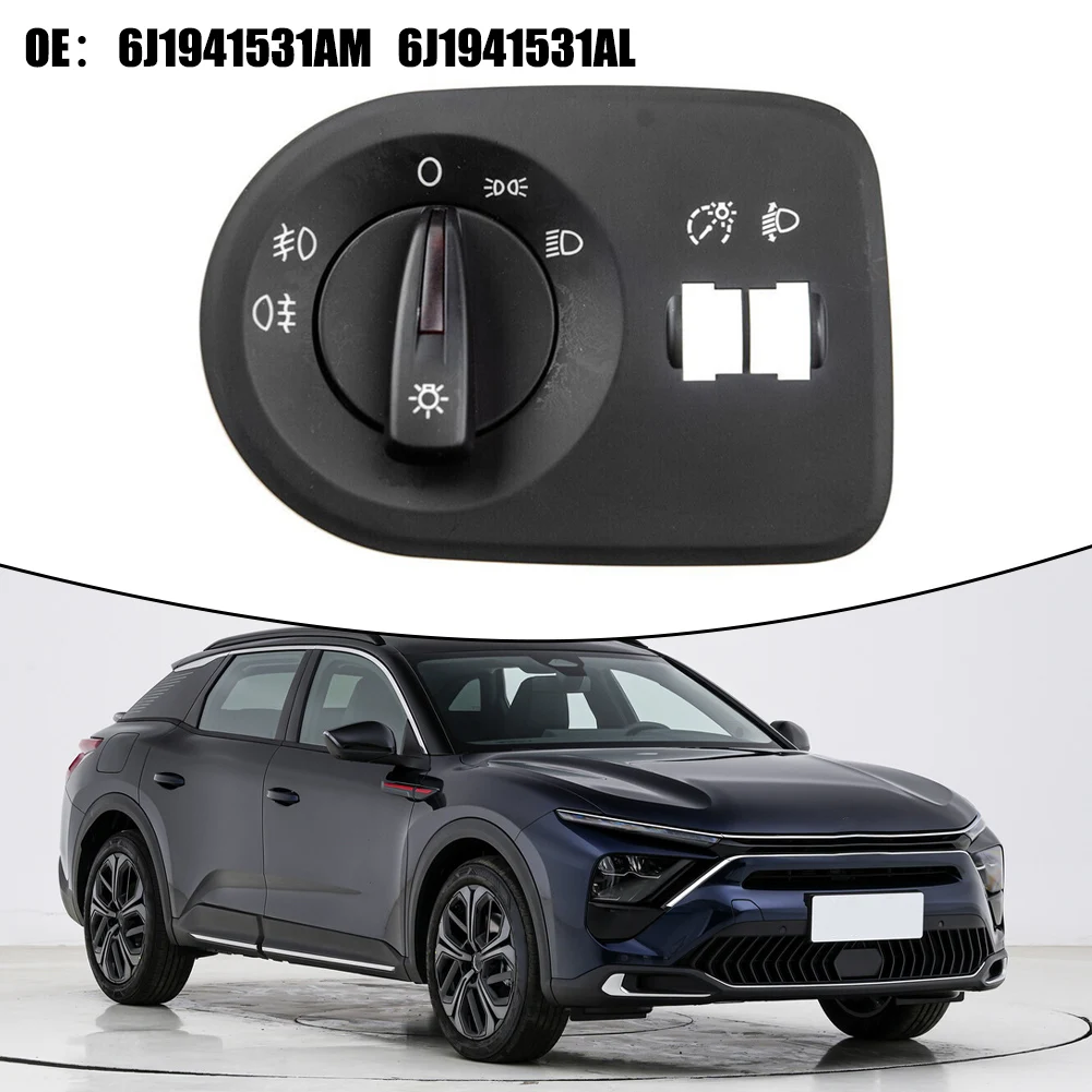 1pc Headlight Switch With Fog Light For Seat For Ibiza 2009-2015 6J1941531AL Automotive Components Automotive Headlights