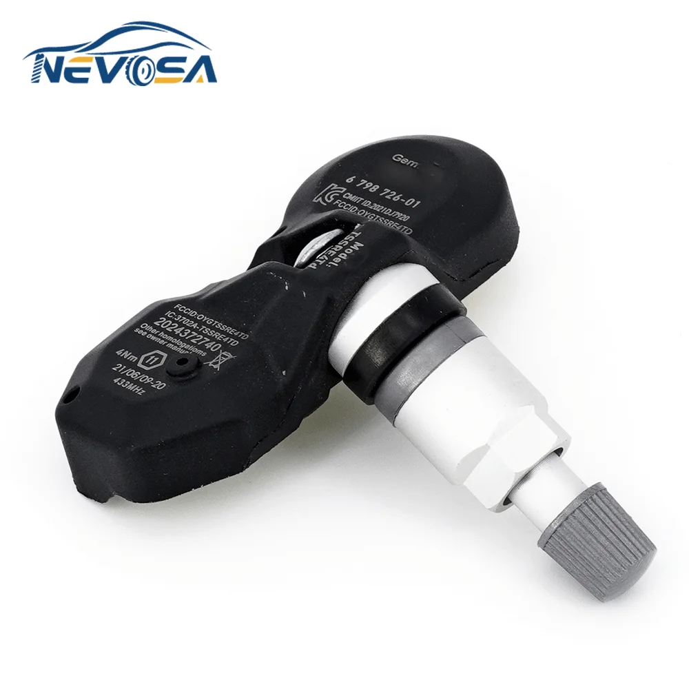 NEVOSA 36236798726 sensore TPMS per 36236781847 BMW 1 3 5 6 7 serie E90 E60 E65 X3 X5 X6 Audi A4 B5 A6 36236781847 433MHz