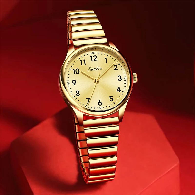 LIGE ใหม่นาฬิกาข้อมือควอตซ์สําหรับผู้หญิงสแตนเลสหรูหรากันน้ําผู้หญิงนาฬิกาแนวโน้มสบายๆสุภาพสตรีนาฬิกาของขวัญ