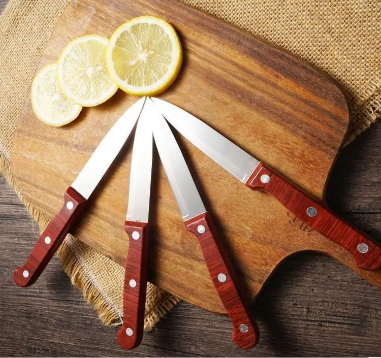Professionelles Kochmesser, Obstmesser, Küche, Grillmesser, Peeling, rostfrei, Antihaft-Kunststoff, Küchenmesser und Zubehör – Detail 6