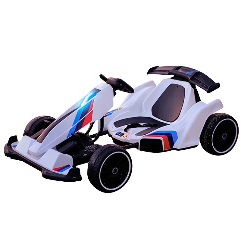 

Прочный 4-колесный электрический гоночный картинг для детей, игрушка на батарейках с пластиковым материалом, игрушки для дрифта-автомобиля для детей