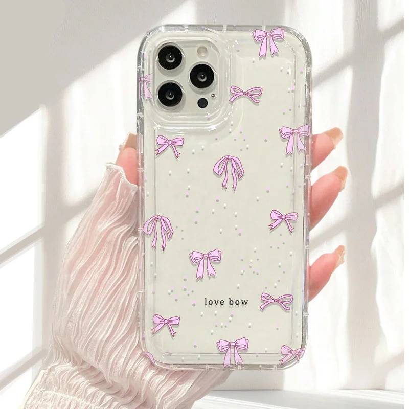 Colorful Bow Print Phone Case for Samsung Galaxy A55 A35 A05S A15 A54 A34 A24 A14 A05 A04 A13 A73 A53 A33 A23 4G 5G Back Cover