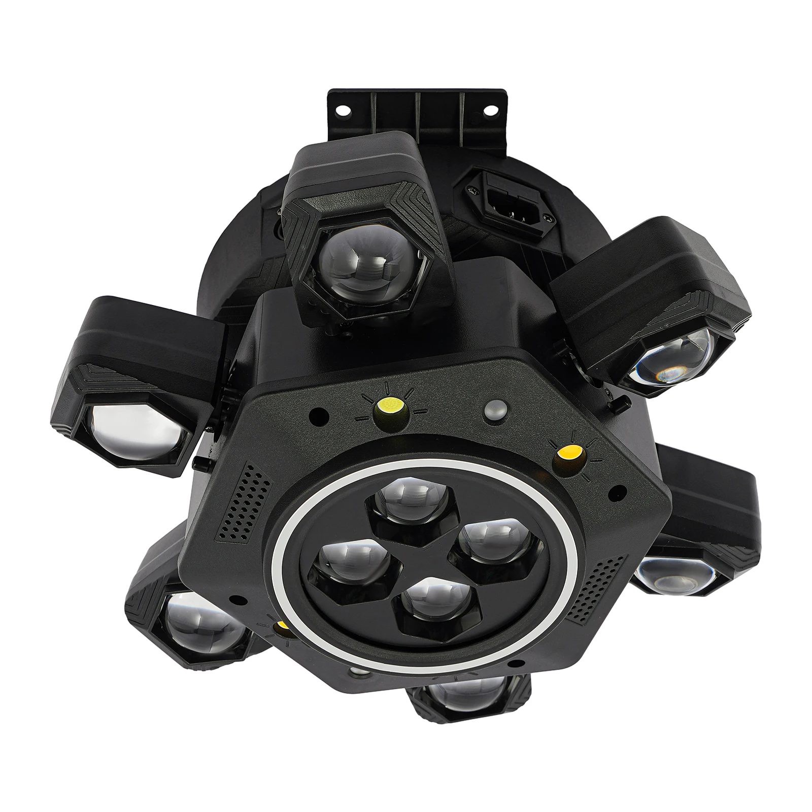 أضواء المسرح RGBW، 25 قناة أضواء المسرح 4 أوضاع التشغيل، أضواء حفلات DJ مع جهاز التحكم عن بعد #5