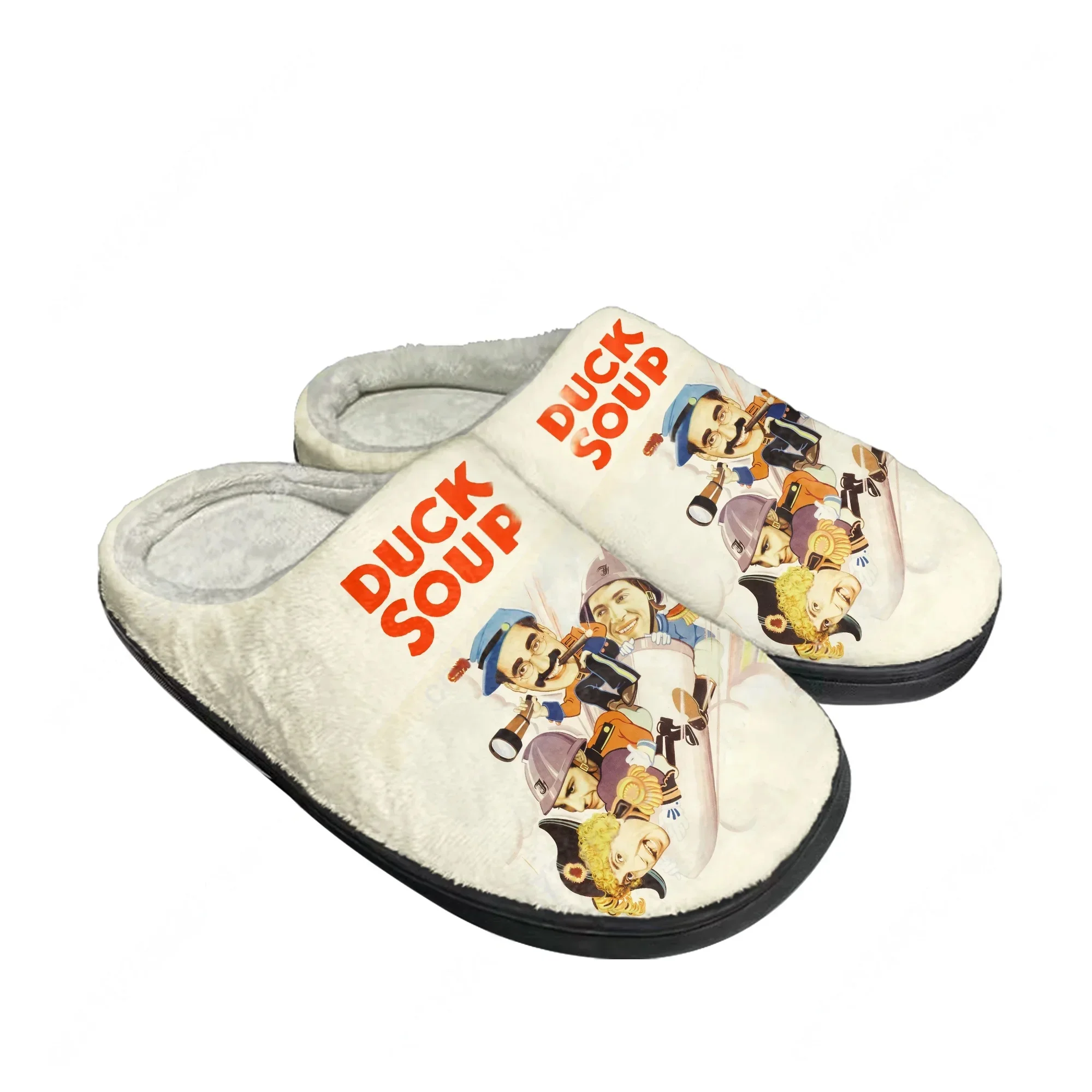 

Duck Soup Cotton Shoe Family Slipper Men Women Teenagers High Quality Fashion Plush Indoor Casual Warm Shoe Customized Slipper