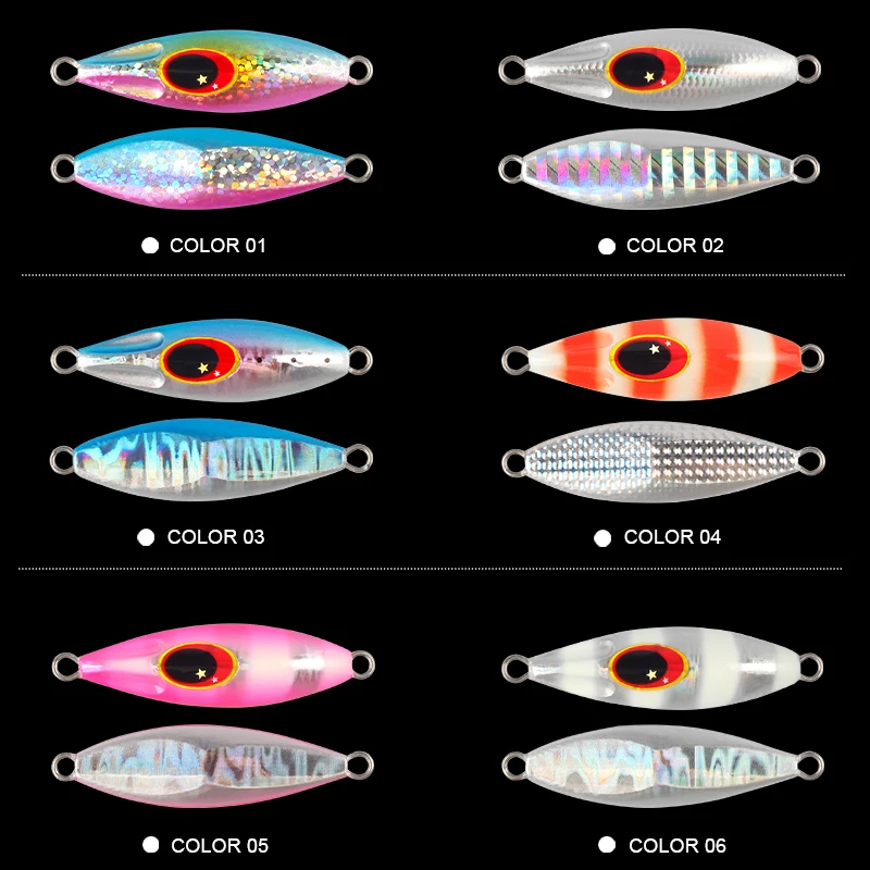 MAGIC WORKS Jigging Metal Jig for Sea 7g 15g 30g 40g 60g Fishing Lure Shore Spoon Saltwater Artificial Bait Tackle Perch Baits