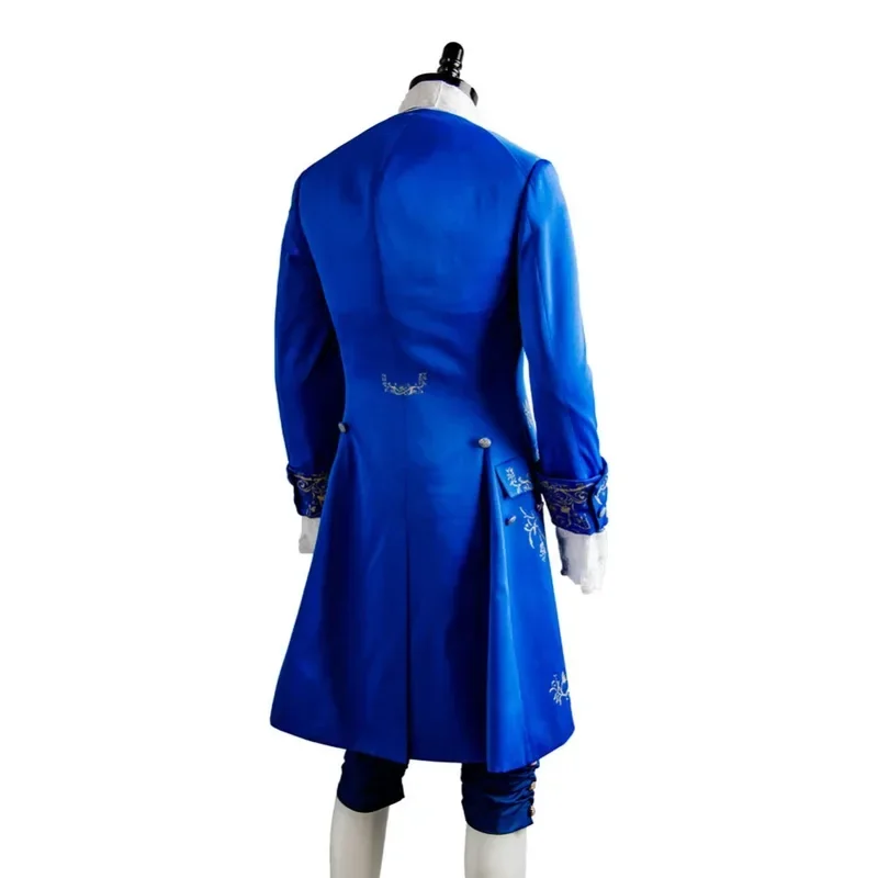 زي بيوتي كوس والوحش الأمير آدم كوسبلاي أزياء تنكرية للهالوين للرجال البالغين