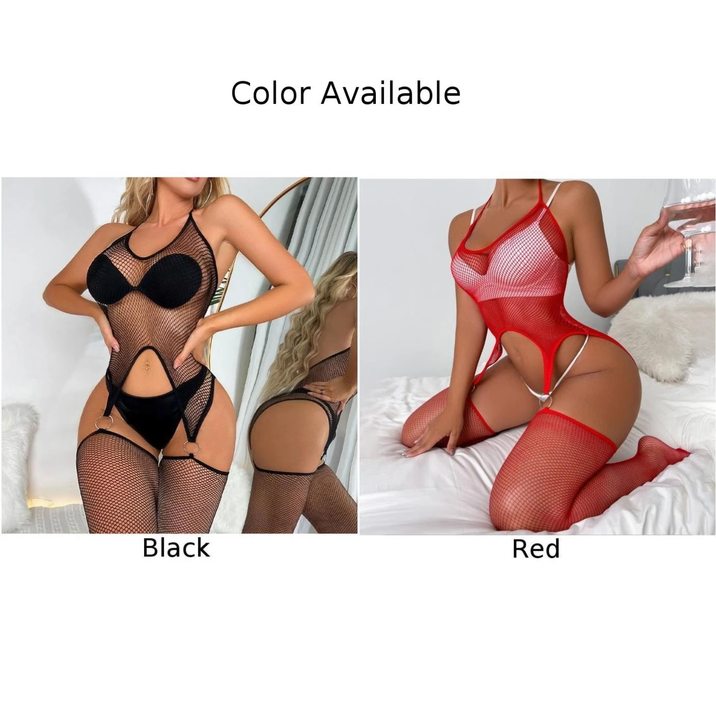 Боди Боди Чулки для тела Эротическое белье Открытая попа Ажурное нижнее белье Колготки Модные
