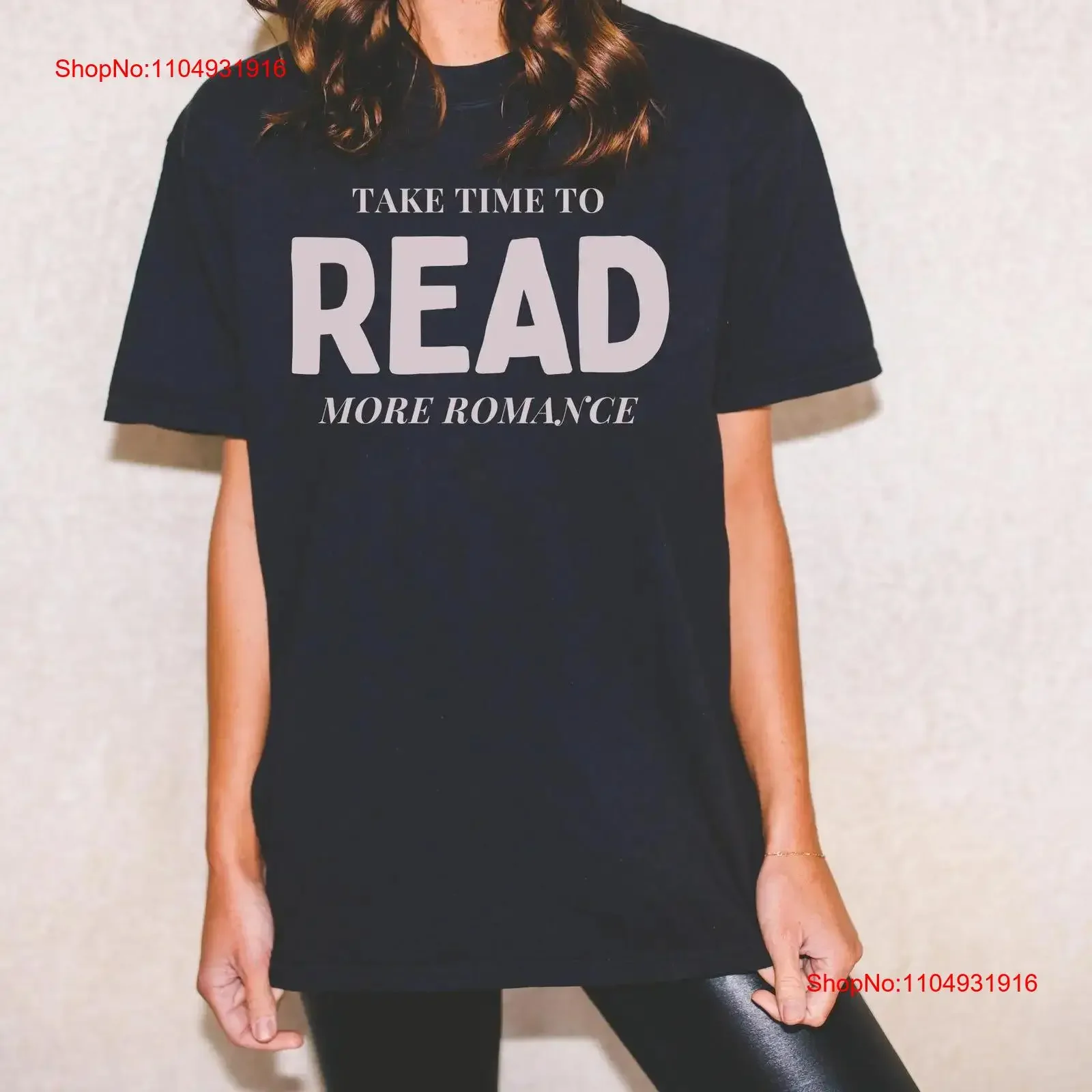 تي شيرت قارئ رومانس لطيف لمحبي الكتاب أو الذي يحب الروايات دافئ دودة الكتب المؤلف خمر غسلها عادية قليلا #1