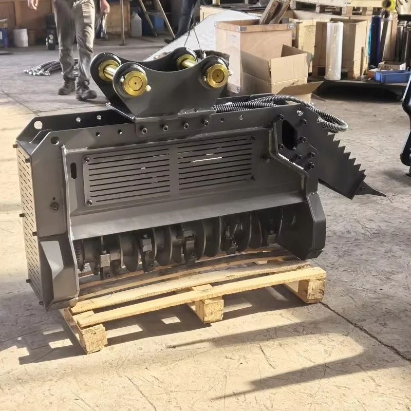 حفارة آلة مولشر صغيرة الغابات مولشر حفارة فليت جزازة آلة تقطيع الفراشي مناسبة للحفارات الصغيرة 3-5 طن