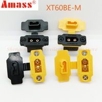 Original Amass Yellow/Black XT60BE-M Male XT60H Female Bullet Connector Wire Cable Plug For RC FPV Charger Battery Motor ESC