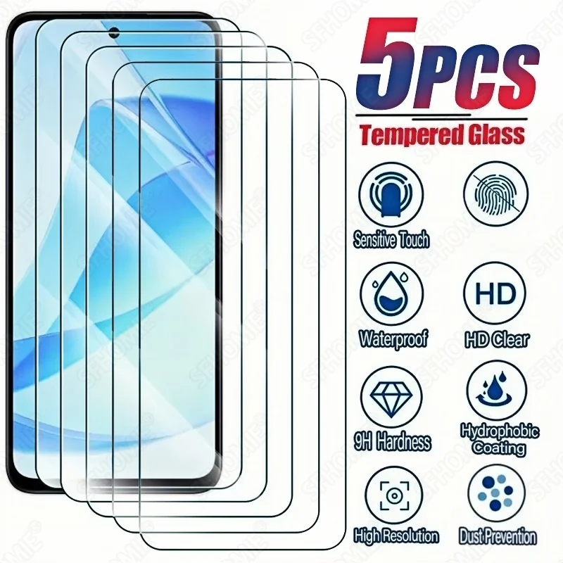 

Защитная пленка из закаленного стекла для Xiaomi Redmi 10, 10A, 10C, 12, 12C, 13, 13C, 14, 14C, Note 10, 11, 12, 13 Pro, 5 шт.