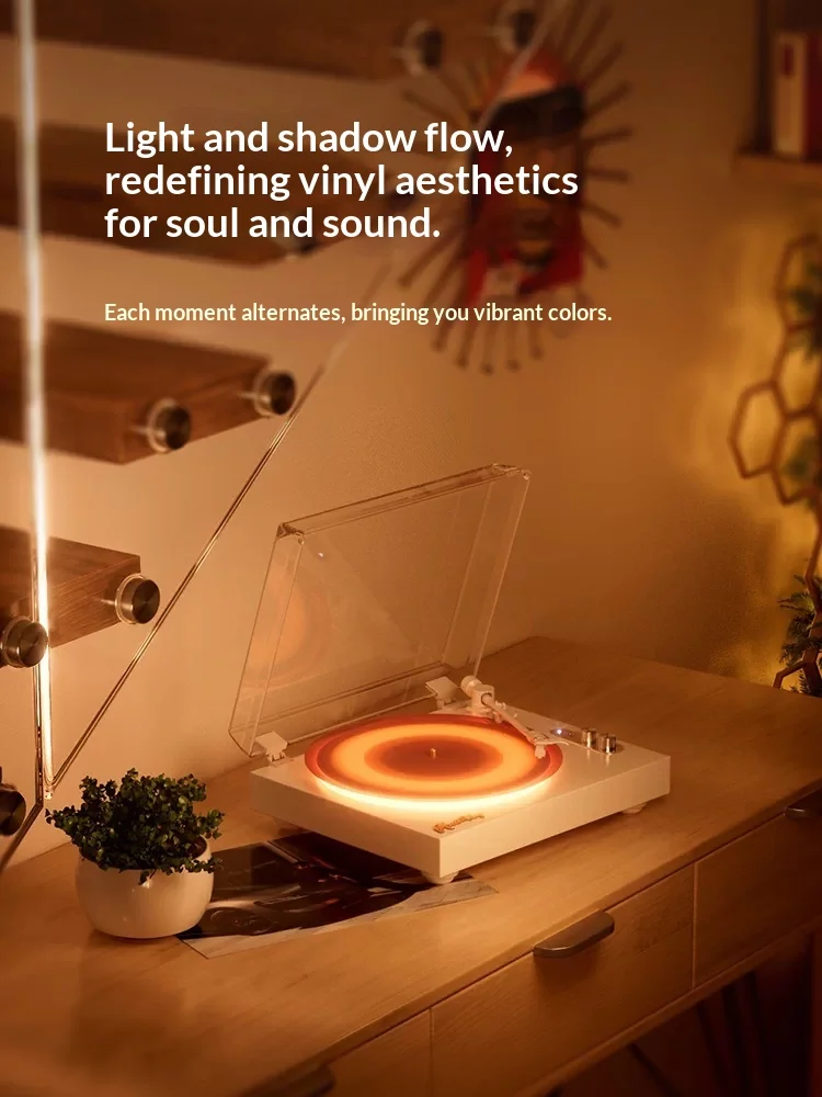 OrangeDi S1 Vinyl Record Player HIFI Sound Quality Iron Triangle Moving Magnetic Stylus Record Player Imported Original Chip