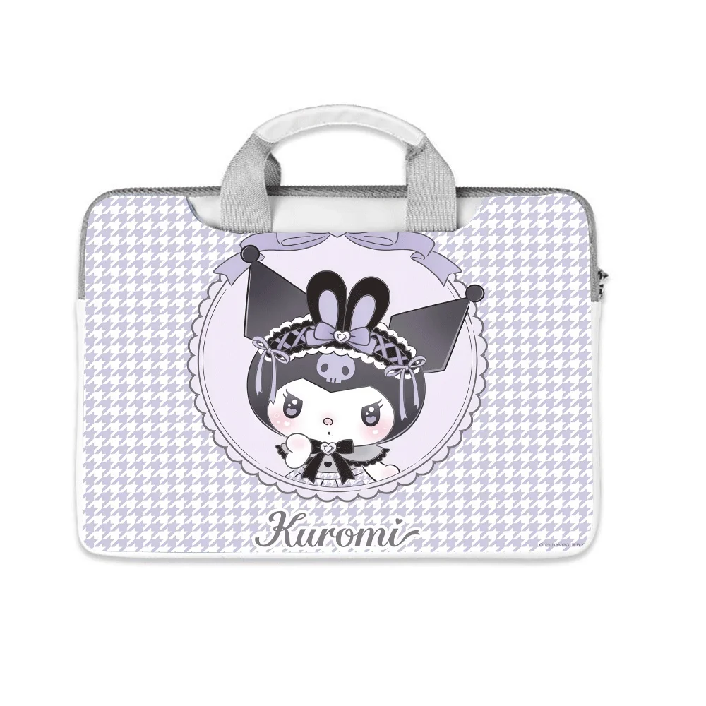 

Cartoon Hello Kitty Kurome Portable Laptop Bag Protective Case for Macbook 12 13 14 15.6 16 Inch Macbook Air Asus Briefcase Gift
