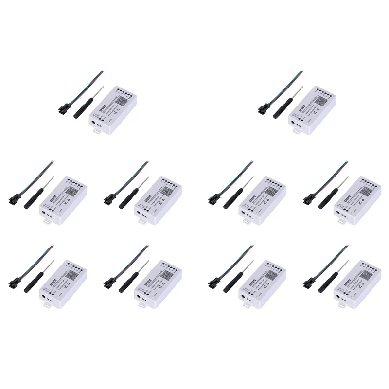 

ABNO-10X SP801E Wifi Art-Net LED Controller LED Matrix Panel Module WS2812B WS2811 Light Strip Wireless Control DC5-24V