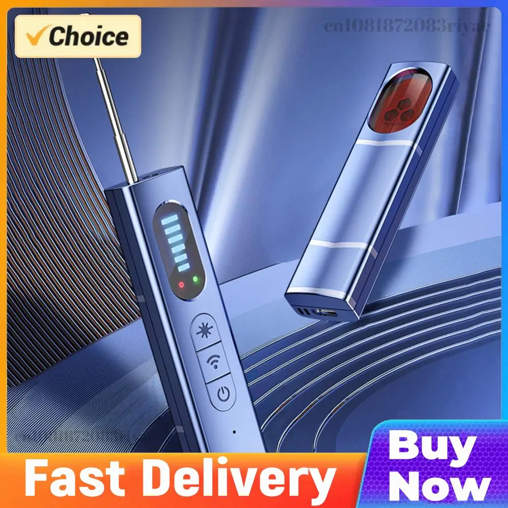 

Wireless Bug Detectors 5 Levels Adjustable Sensitivity Camera Detectors 25H Working Time Electronic Sweeper for Office Bathroom