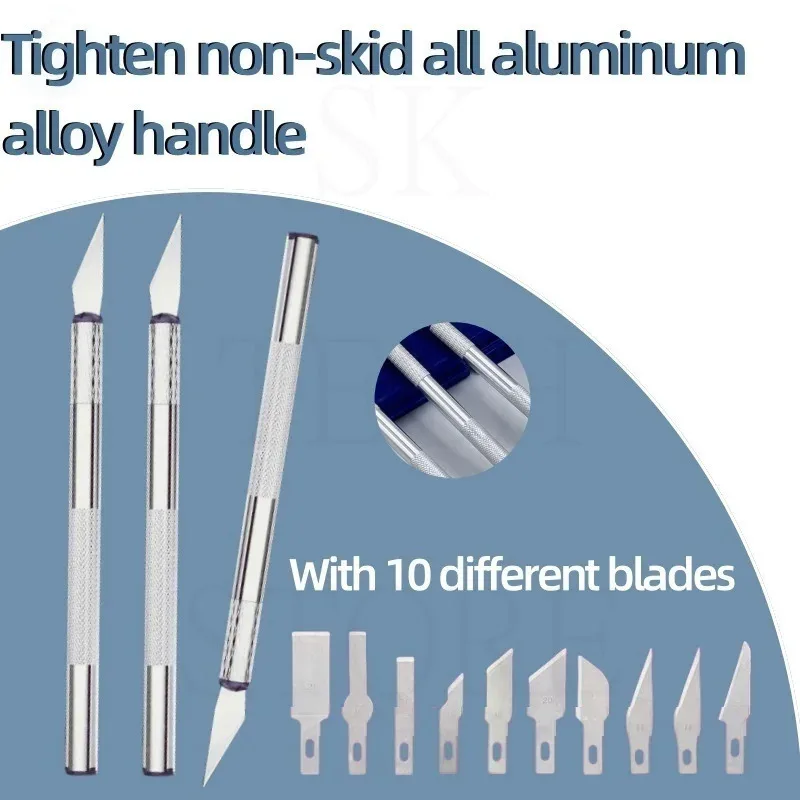 סט סכיני חריטה וחריטה מפלדת פחמן גבוהה ערכת כלי סכין חריטה פולימר קליי עט סכין אמנות חריטה כלי תיקונים