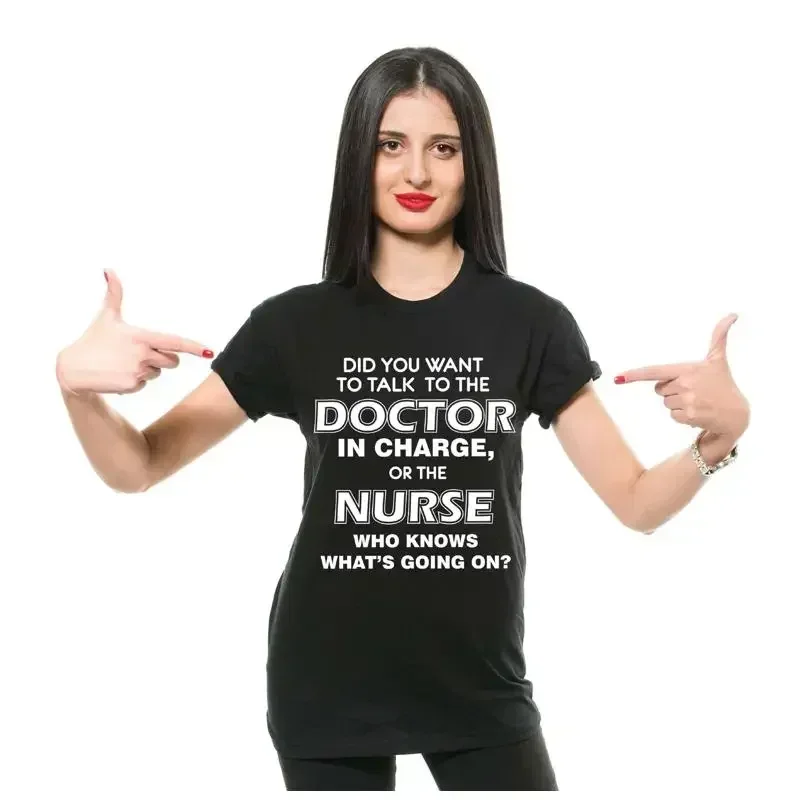 Funny Nurse Shirt - Humorous Medical Tee Gift for Her, Nurse Gift for Women