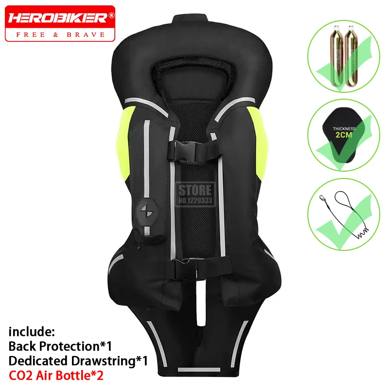 

Мотоциклетный жилет с подушкой безопасности, бронежилет для мотоцикла, жилет с подушкой безопасности для двигателя, светоотражающая система подушек безопасности для мотокросса, защита от падения CE