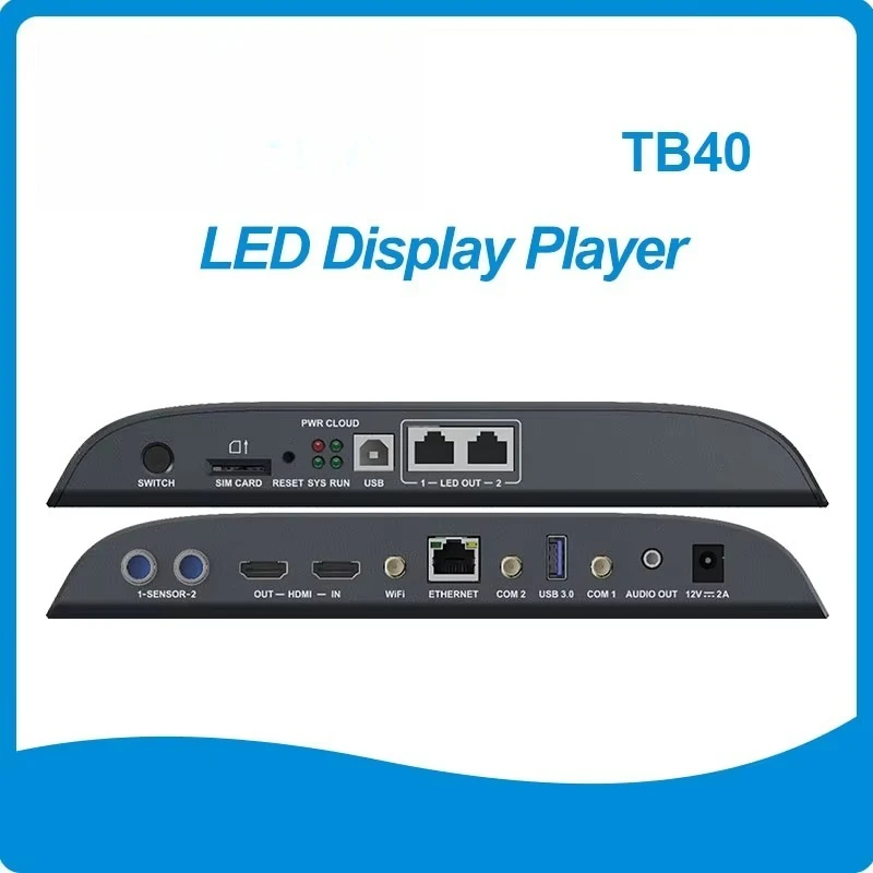 

Novastar Taurus Multimedia Player TB1 TB2 TB30 TB40 TB50 TB60 TB8 LED Display Screen Controller