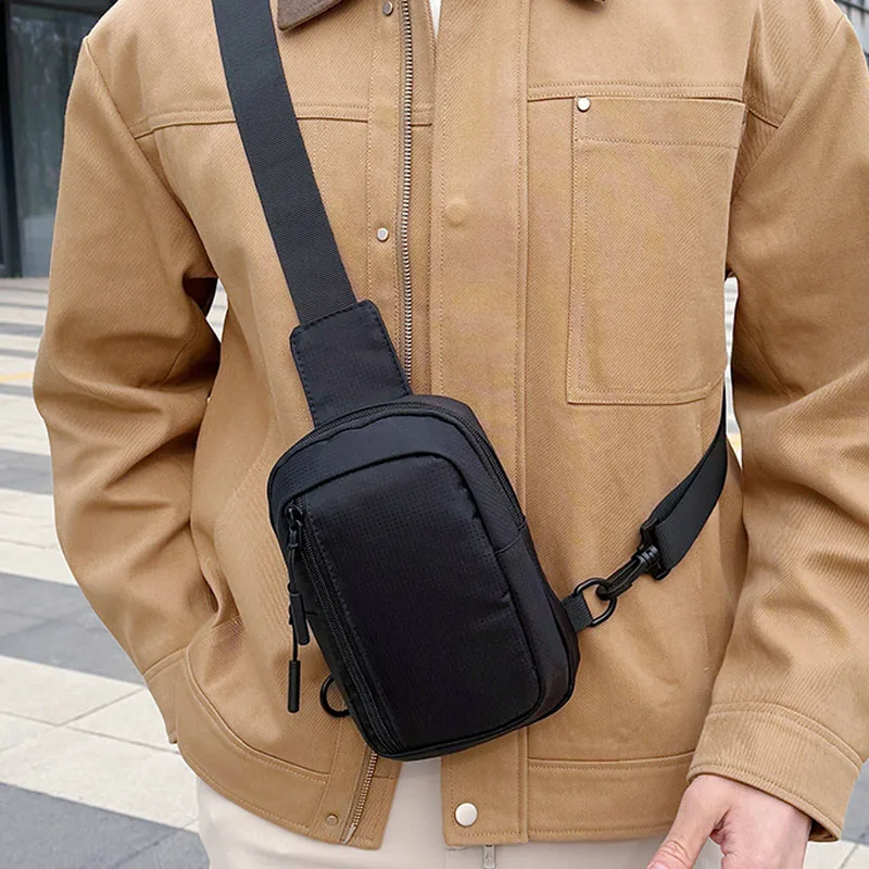 

New Brand Designer Chest Bag Men Crossbody Bags Oxford cloth Classic Anti-Theft Shoulder Bag Chest Packs Multifunctional for Men