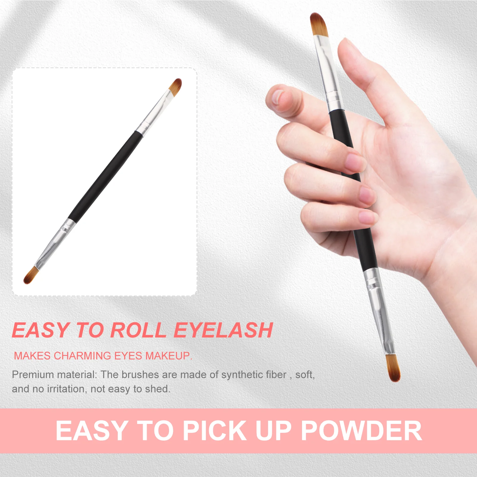 1 PCS Premium Eye Shadow Brush Powder Brush Mask Brush Makeup Brush with Silver Tube Comestic Brush Makeup Tools