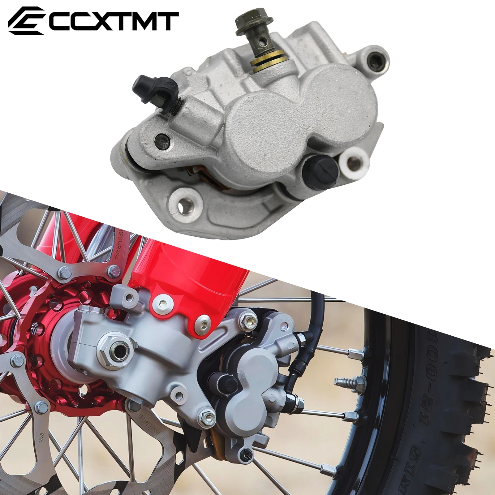 Zacisk hamulca przedniego motocyklowe z klockami hamulcowymi do Honda CR125R CR250R CRF250X CRF450X CRF250R CRF 450RX 450RX 450L 450RWE