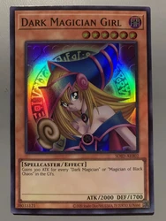 Yugioh KONAMI Duel Monsters SDID-AE002 Dark Magician Girl Super Rare Asian English Collection Mint Card