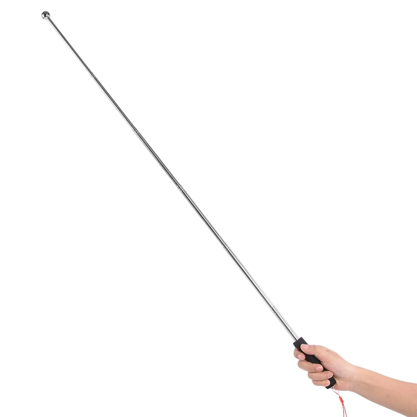 Foldable baton, hammer handle baton 115cm thick hollow drum detection hammer sound detection tool