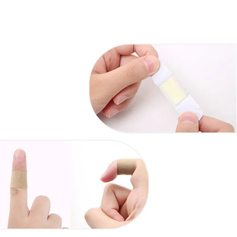 Imagem -04 - Médico Anti-bactérias Band Aid Bandagens Impermeável Ferida Adesivo Paster Casa Viagem Kit de Primeiros Socorros Suprimentos 50 Pcs