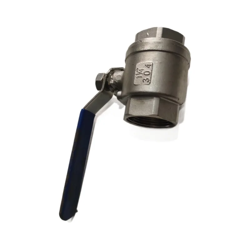 304/316L stainless steel ball valve two-piece two-piece internal thread buckle valve