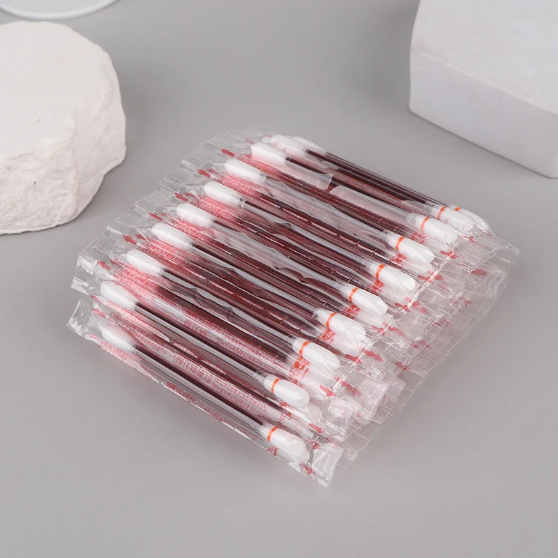 Coton d'iode jetable 20/50 pièces ​ Les écouvillons stérilent ​ Kit d'urgence pour asepse, soins sanitaires portables pour la famille, fournitures médicales quotidiennes