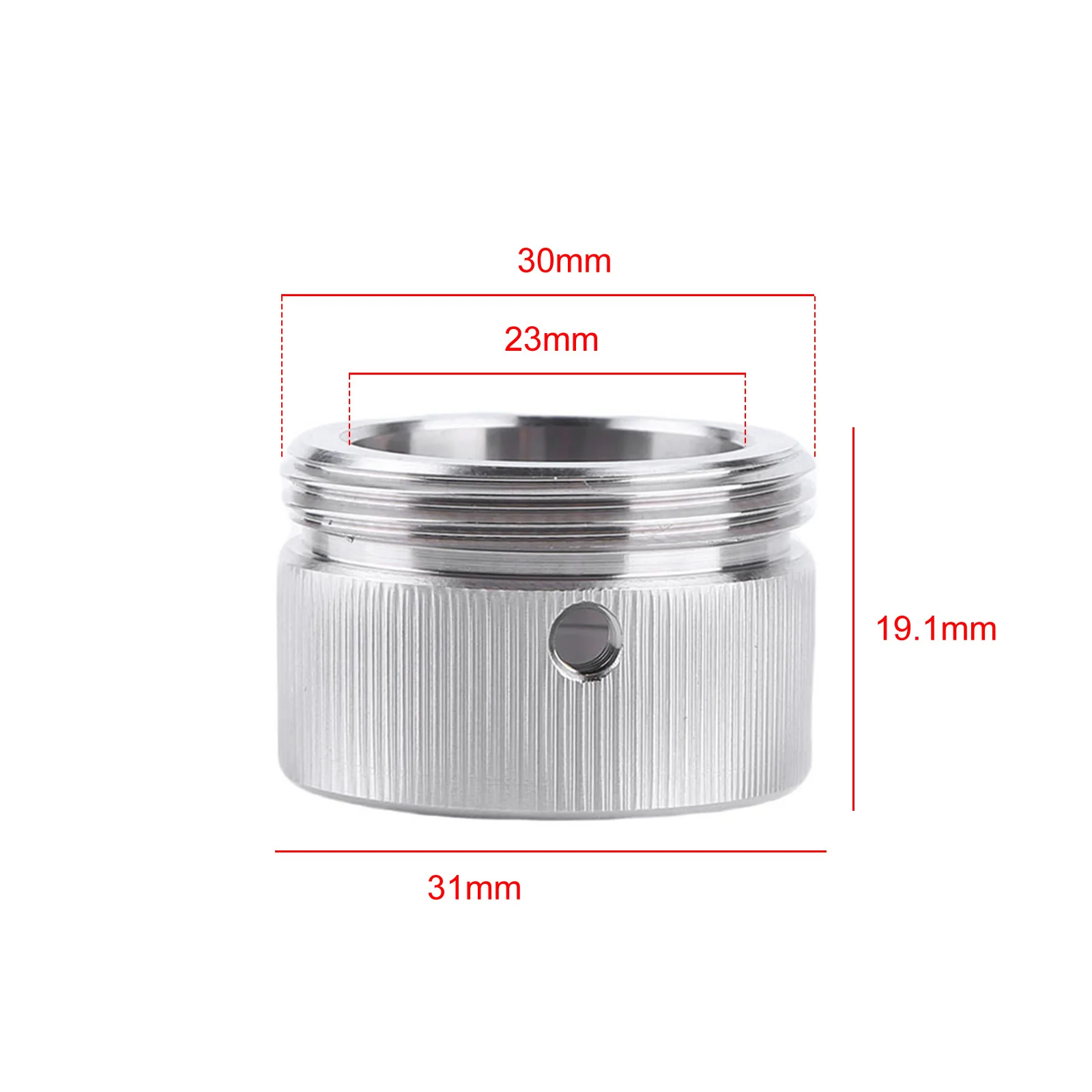Heating Valve Adapter 304 Stainless Steel Radiator Thermostat Adapter M30 X 1.5 Thermostat Adapter for Ra Rav Ravl Valve