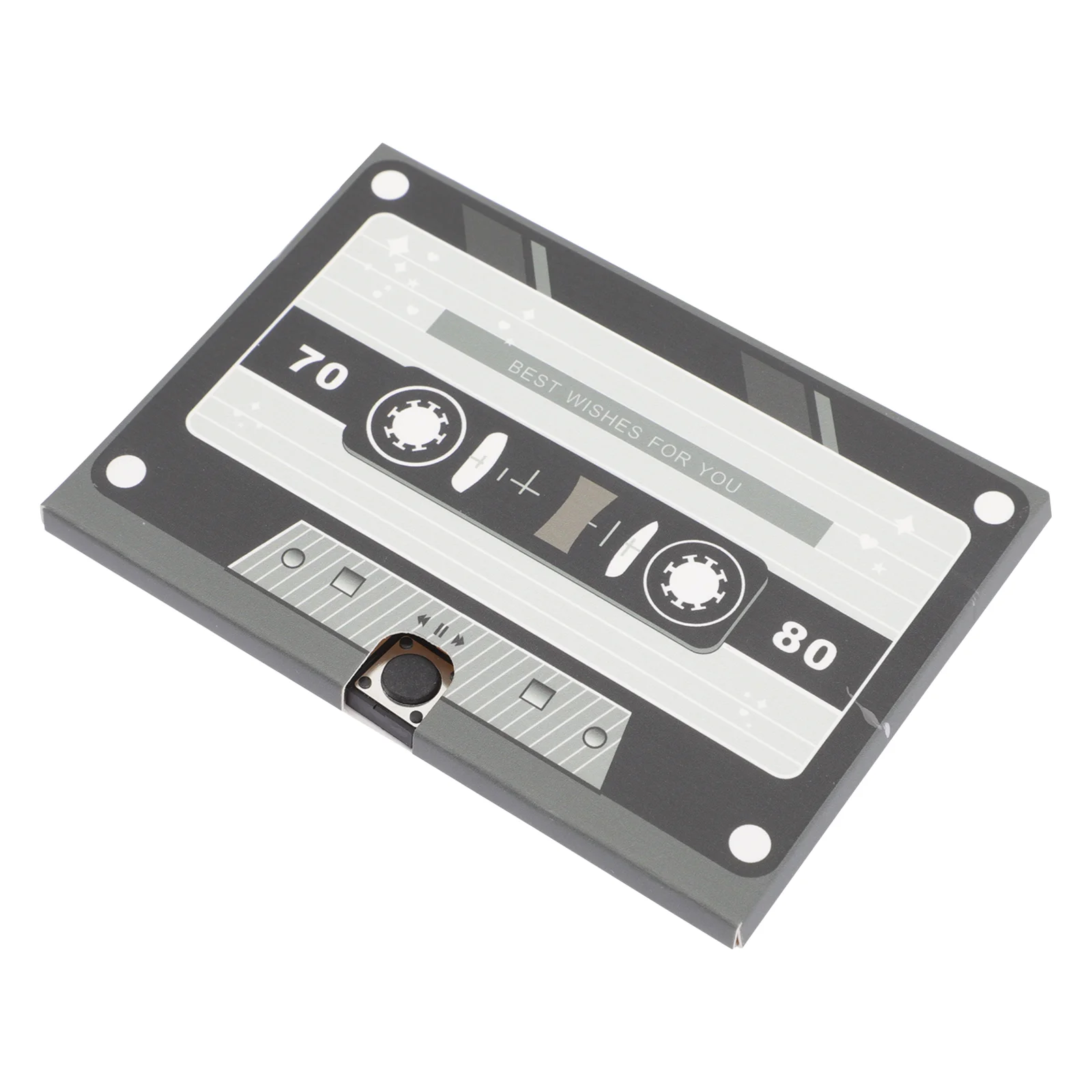 

Recordable Cards for Birthday Tape Recording Greeting Cassette Button